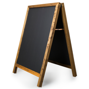 Square Frame Chalkboard A-Frame, Commercial Use, Chalkboard A-Frames, Wooden Chalkboard