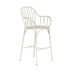 Furness Stackable Bar Stool in White, Commercial Furniture, Restaurant Furniture, Hospitality Furniture, Outdoor Furniture, Indoor Furniture, Metal Bar Stools