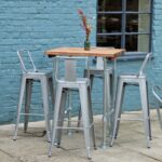 Scaffold Square Poseur Table, Scaffold Table, Restaurant Furniture, Commercial Furniture, Hospitality Furniture, Indoor & Outdoor Furniture, Scaffold Furniture, Bespoke Tables, Wooden and Metal Tables