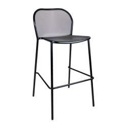 Black Nova Stackable Bar Stool for Indoor and Outdoor Use, Stacking Bar Stool, Commercial Furniture, Hospitality Furniture